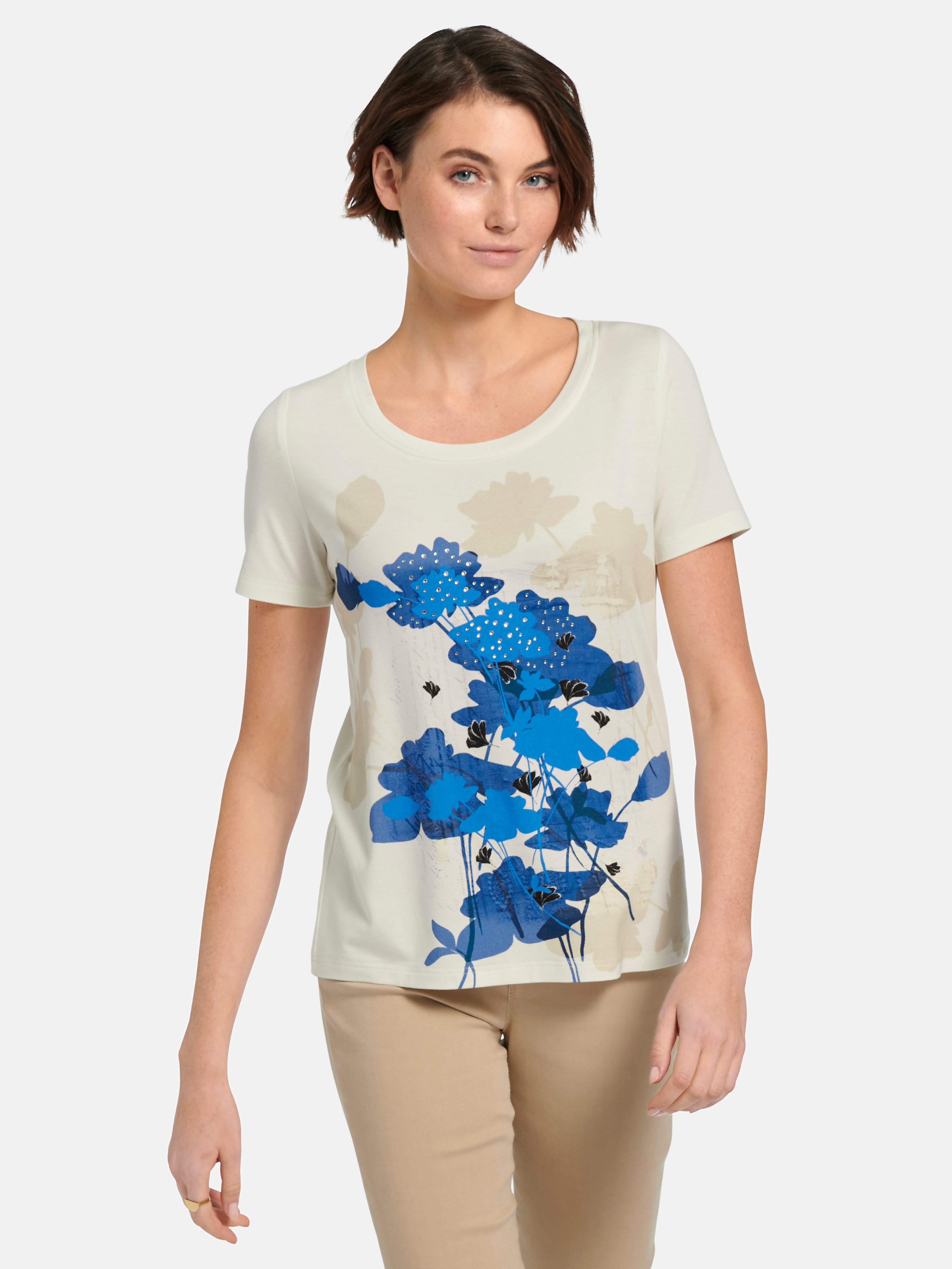 Rundhals-Shirt