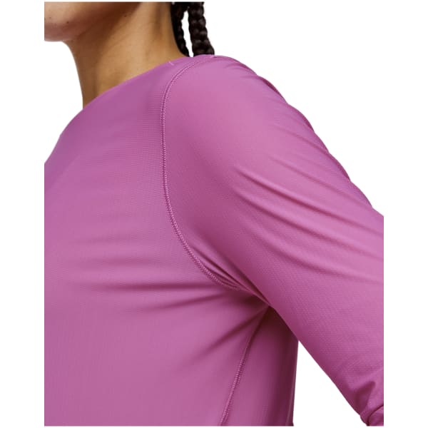 T-shirt trail HOKA ONE ONE AIROLITE RUN LONG SLEEVE W FUSCHIA