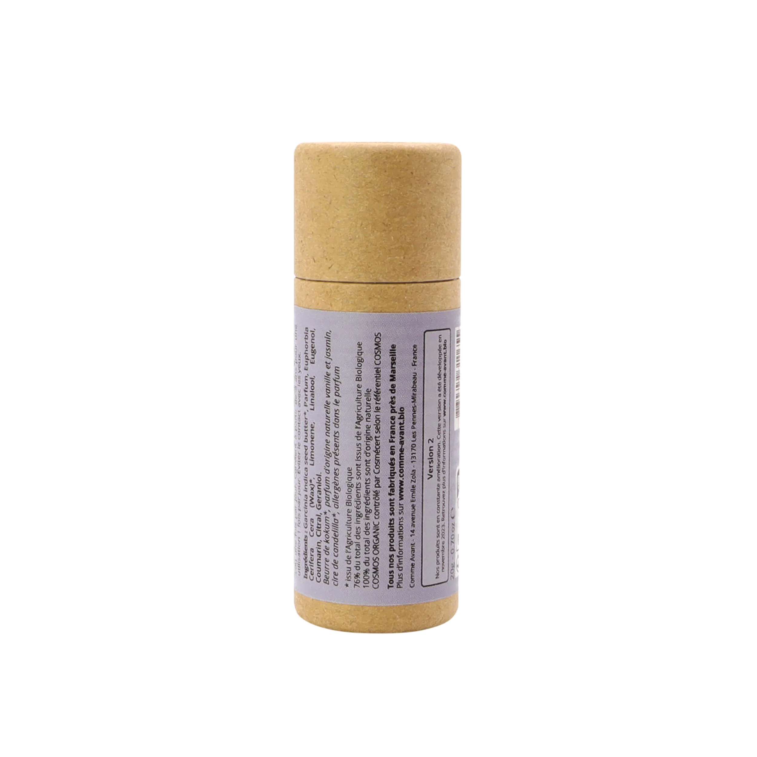 Parfum solide boisé et épicé au beurre de kokum - Version 1 - 1 parfum - 20g / Tonka & Bois de santal
