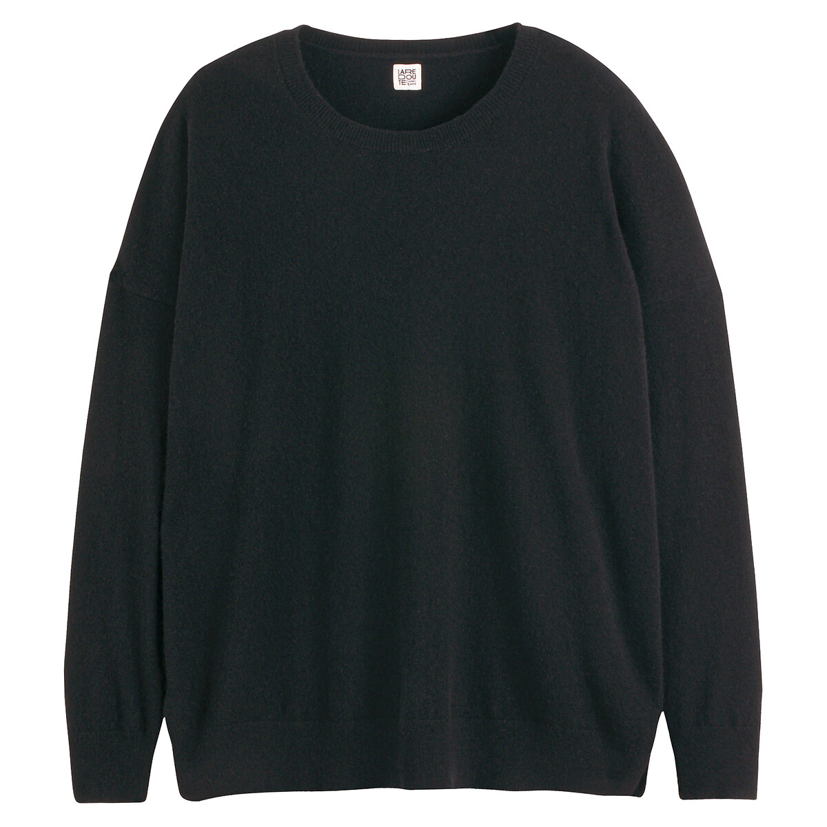 COLEÇÕES LA REDOUTE<br>Suéter de cashmere, gola redonda, modelagem ampla