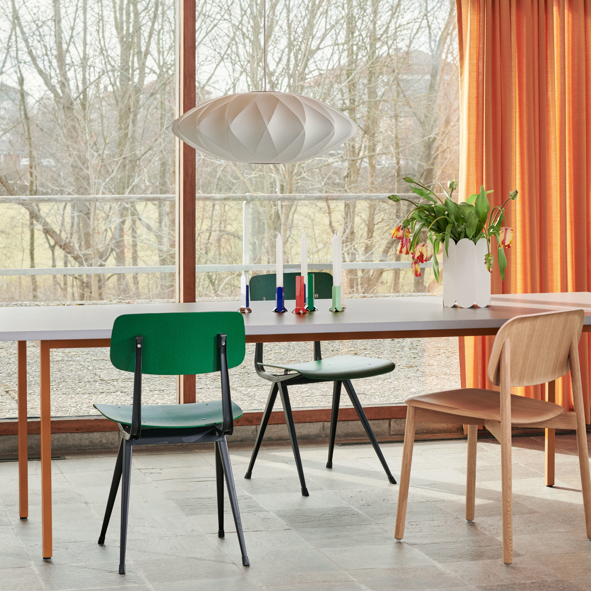 Hanglamp Nelson Saucer CrissCross Bubble S