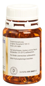BURGERSTEIN Vitamin E Kapseln 100 I.E., 100 Stück