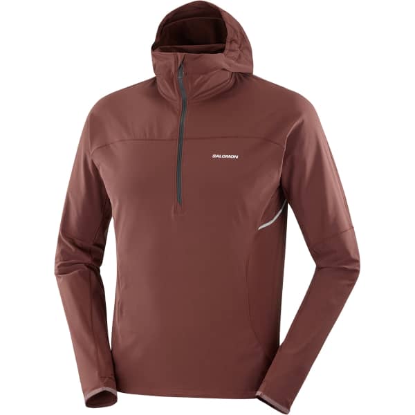Veste trail SALOMON SENSE AERO HYBRID HZ HD M RUM RAISIN