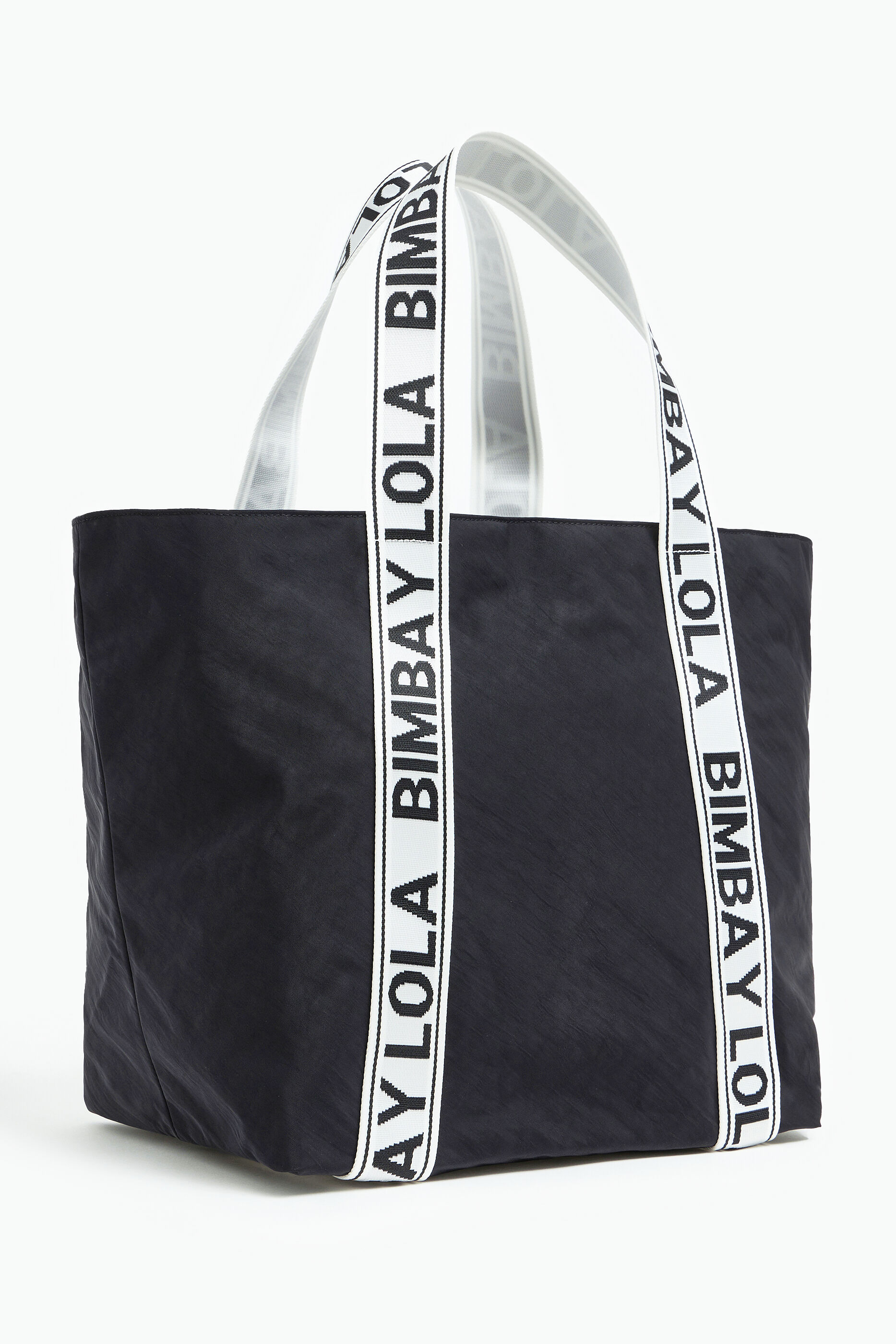 Sacola de compras tamanho XL em nylon preto