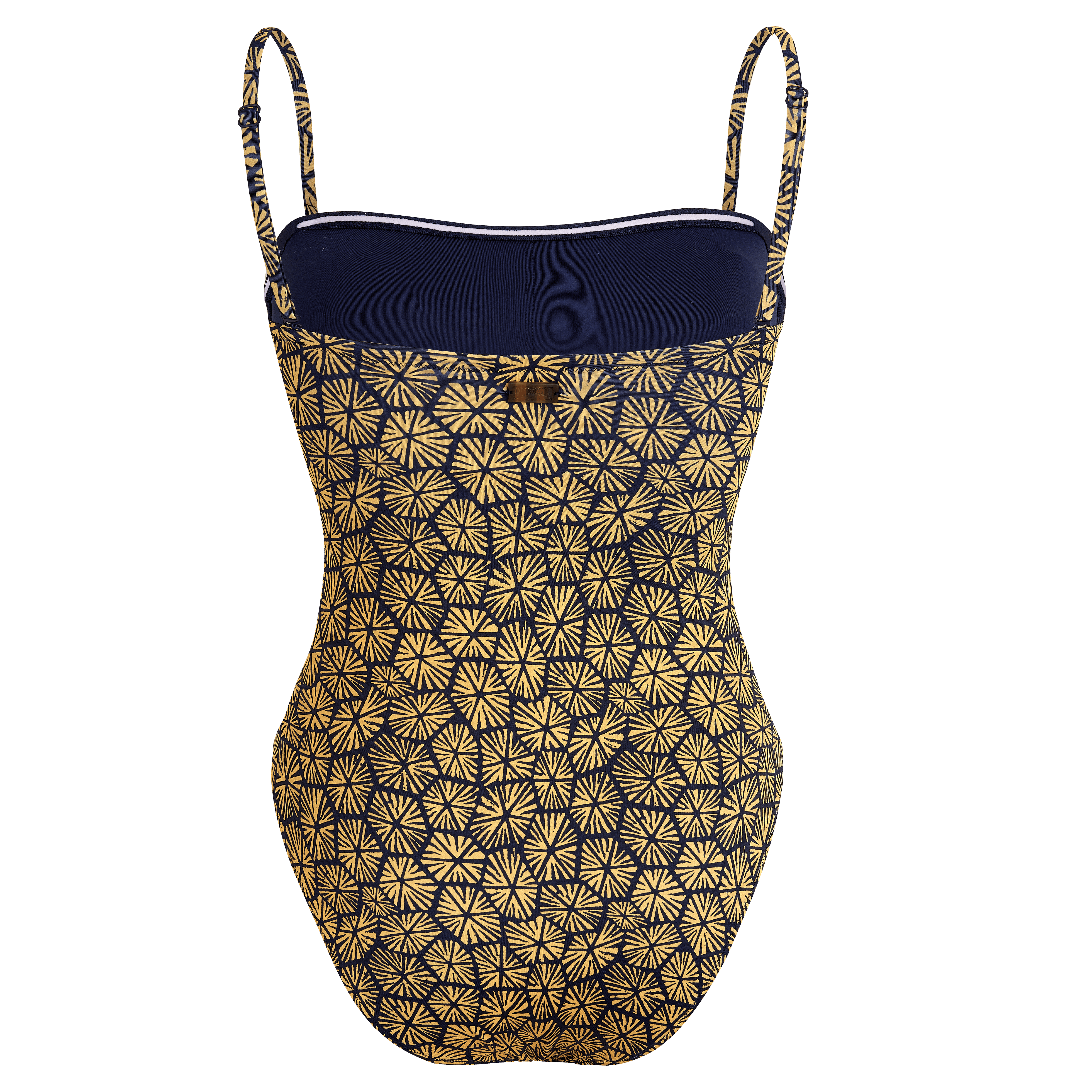 Maillot de Bain Une Pièce Bustier Femme Carapaces