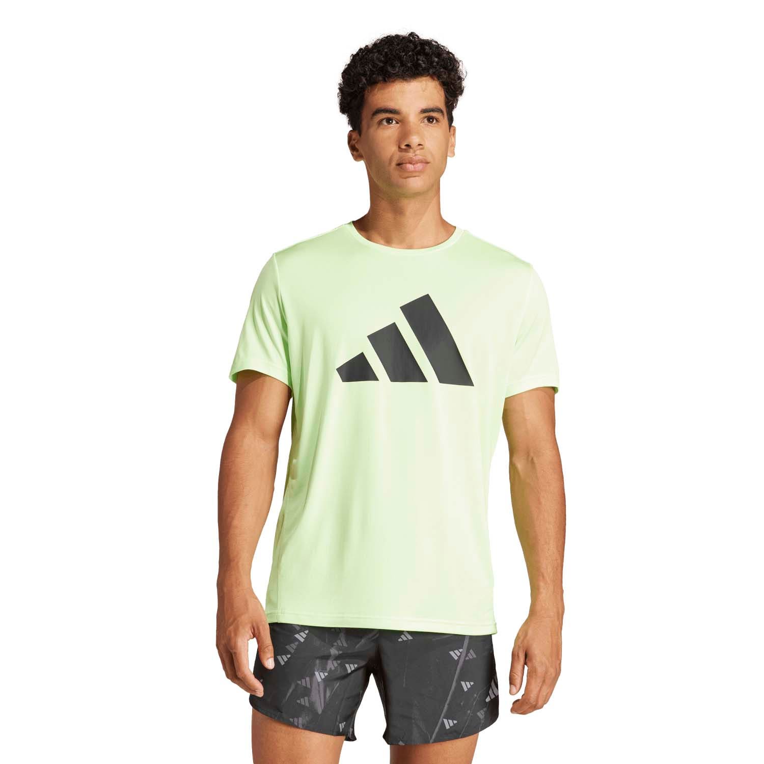 adidas  Run It Tee 3 Stripes Heren