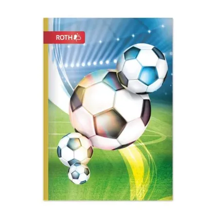 Roth Muttihefte/ Oktavhefte, A6, 64 Seiten liniert, Fußball