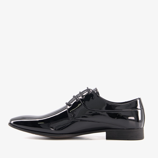 Bottesini heren lak veterschoenen zwart