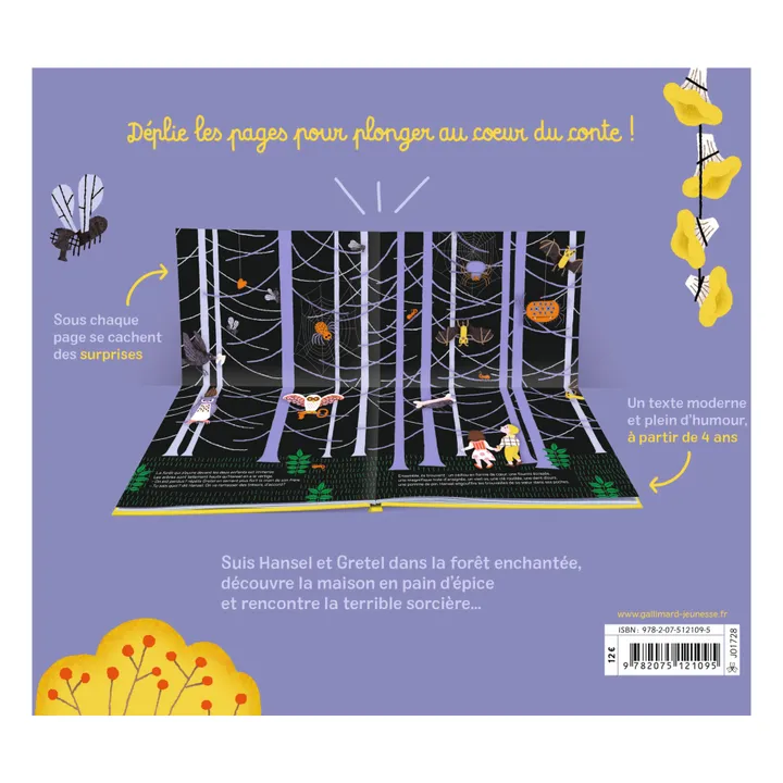 Gallimard Jeunesse Livre à déplier Hansel et Gretel