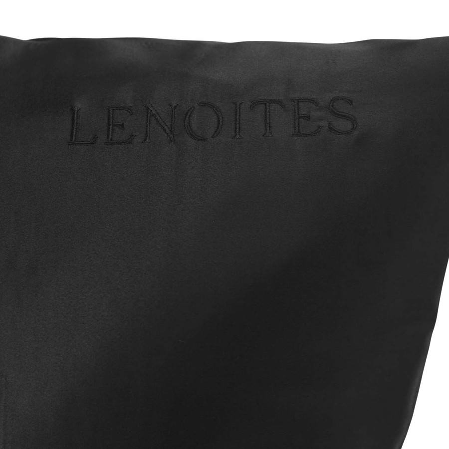 Lenoites Mulberry Silk Pillowcase Black 50x60cm