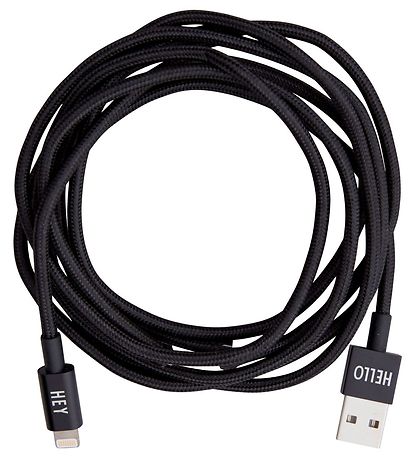 Design Letters Lightning Kabel - 1,85 Meter - Schwarz