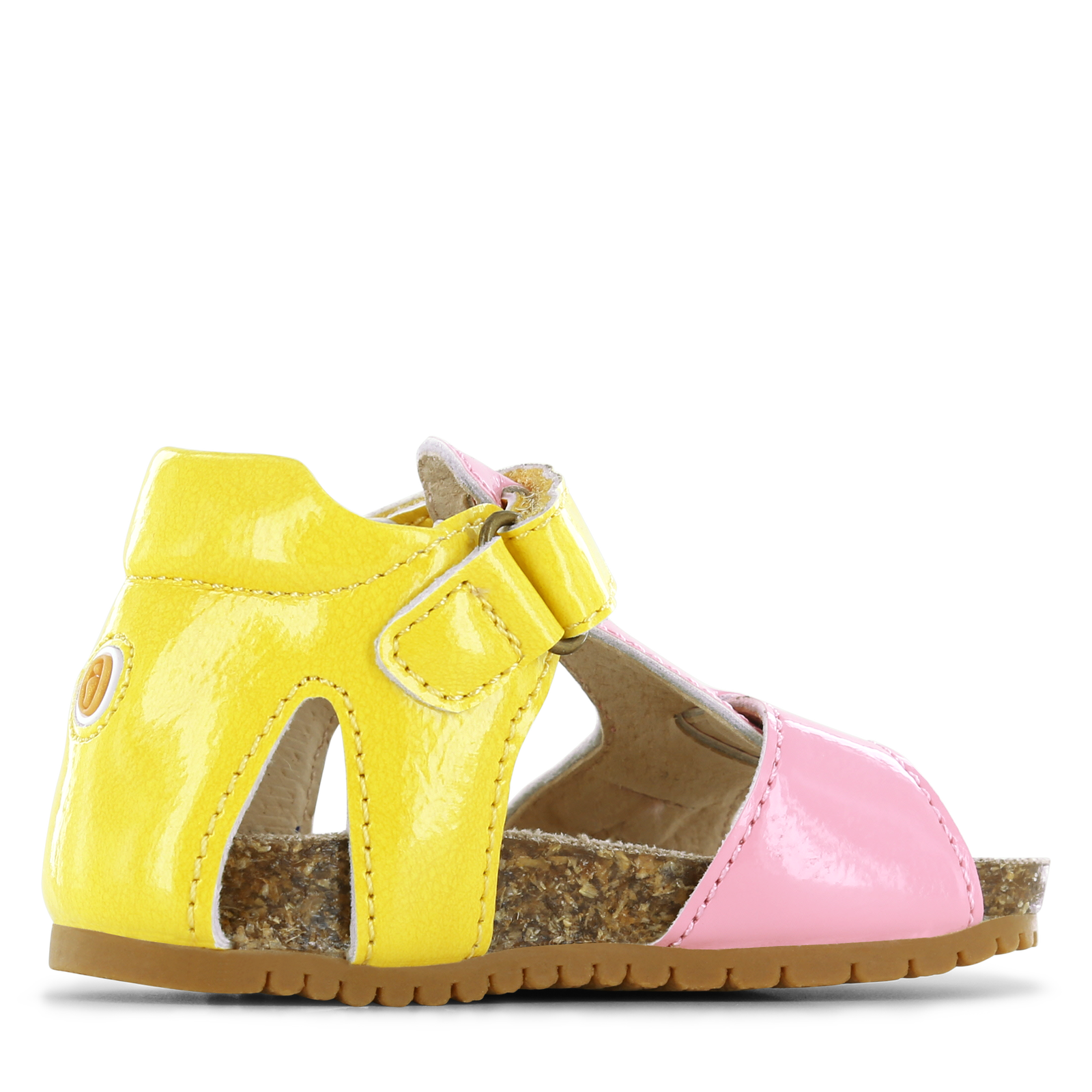 Shoesme glänzende gelbe Sandale