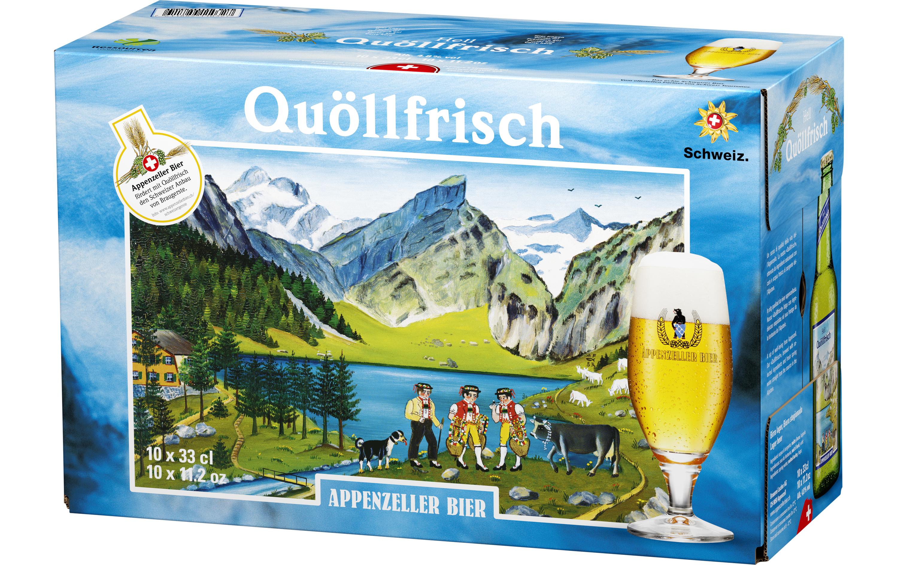Bier Quöllfrisch 10 x 0.33 lHellbier