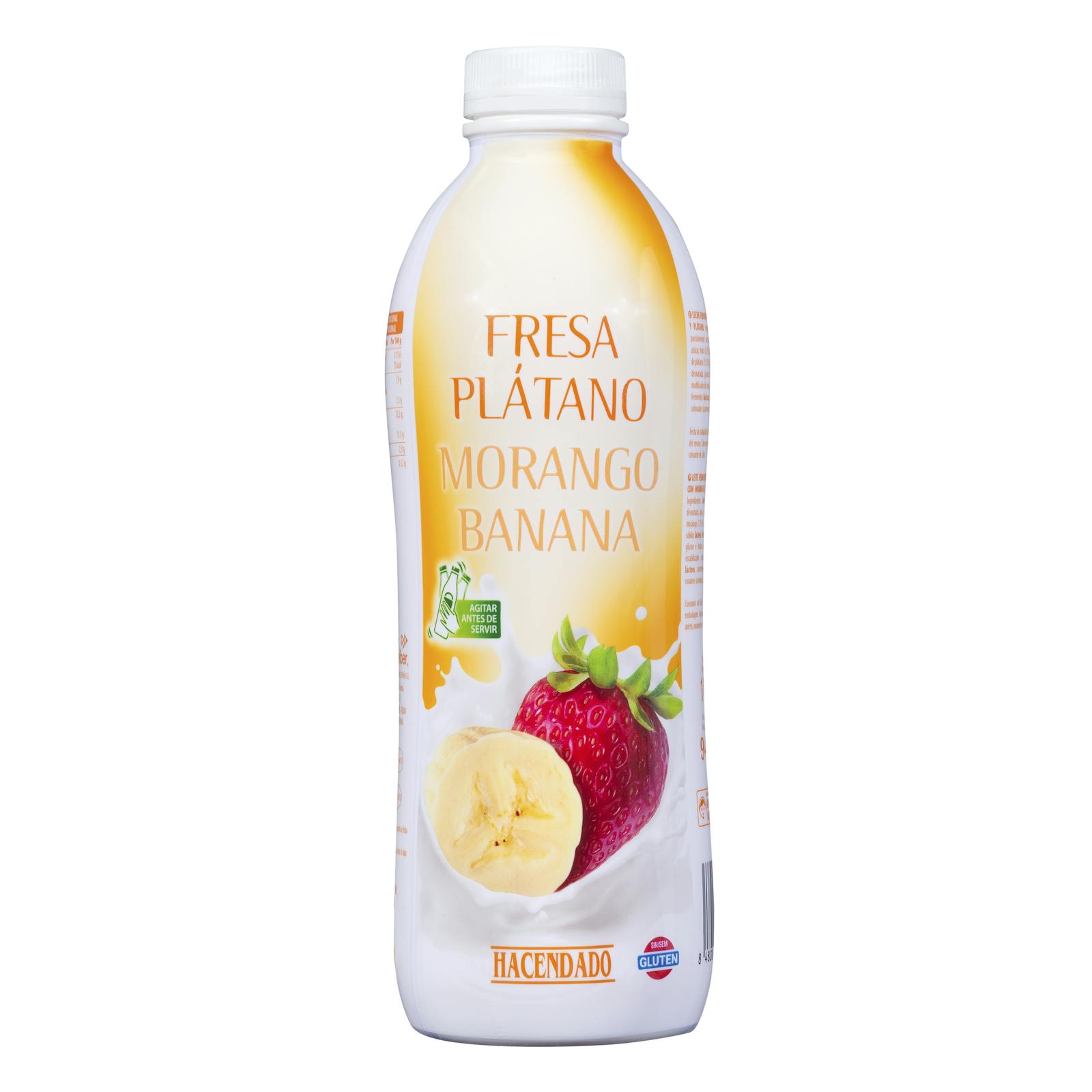 Boisson lactée à la fraise et à la banane Hacendado
