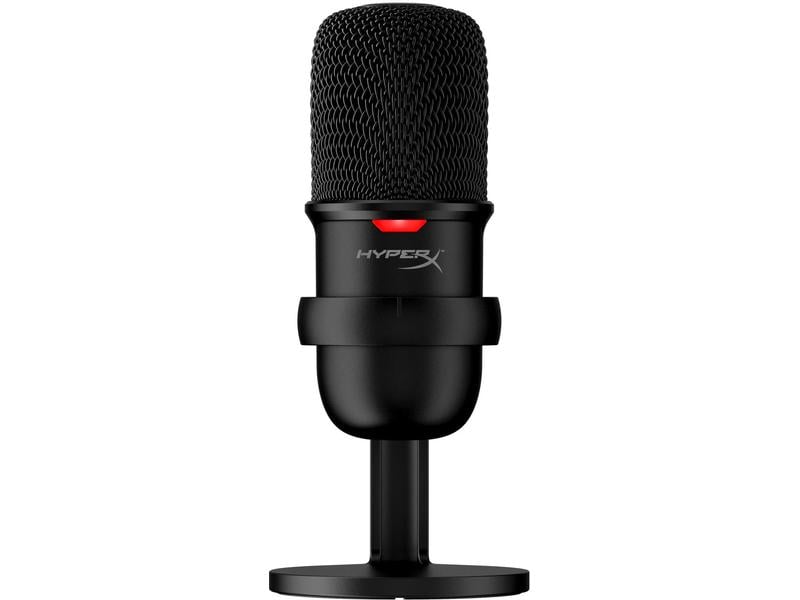 HyperX Mikrofon SoloCast Gaming-USB-Mikrofon mit LED Anzeige