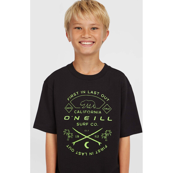 O'Neill Jack Muir T-Shirt Black Out Jungs SU25