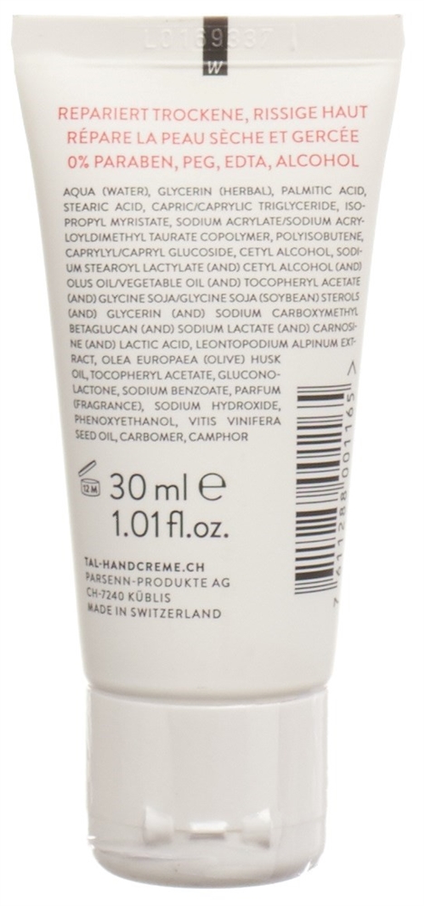 TAL Med Handcreme<br>30 ml, Tube, Creme, repair exklusiv
