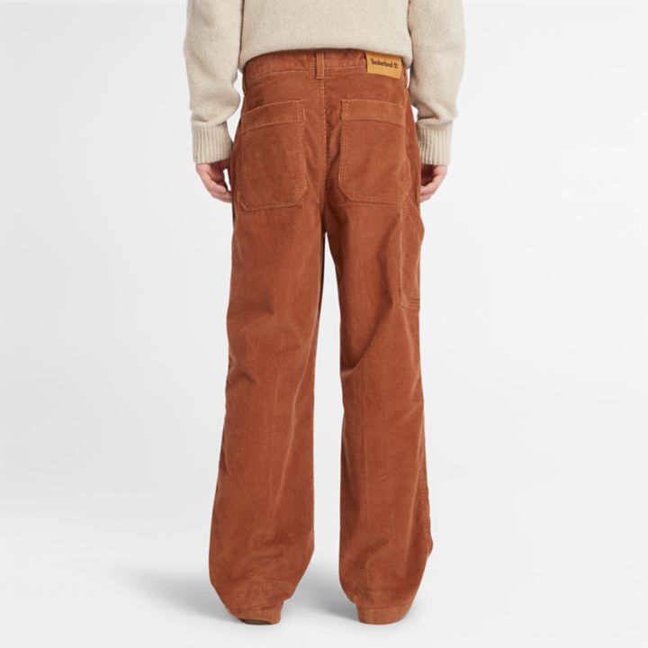 Calças Rindge Carpenter para homem na cor terracota