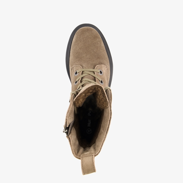 Hush Puppies leren dames veterboots