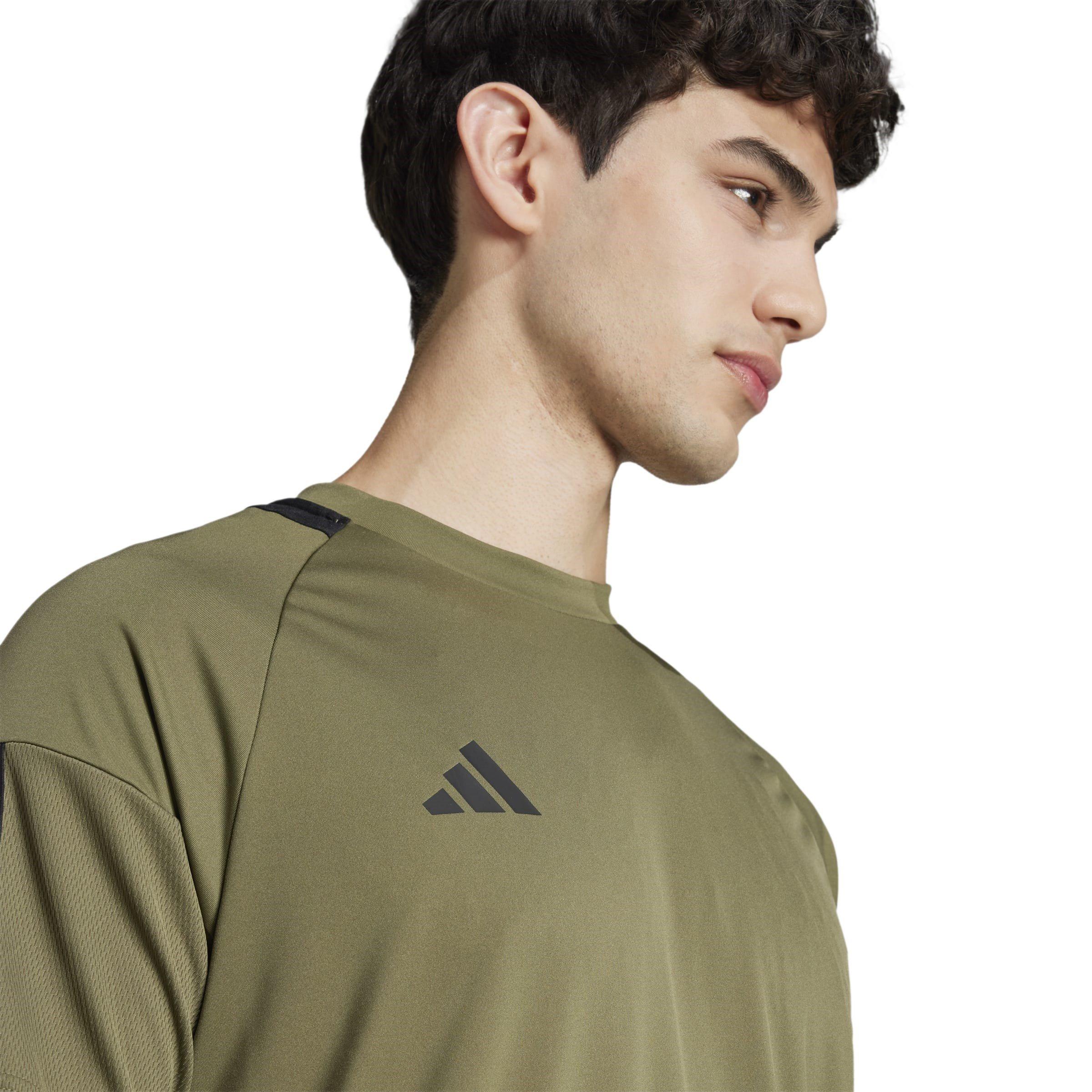 adidas Classic 3 Stripe Sereno T Shirt Mens