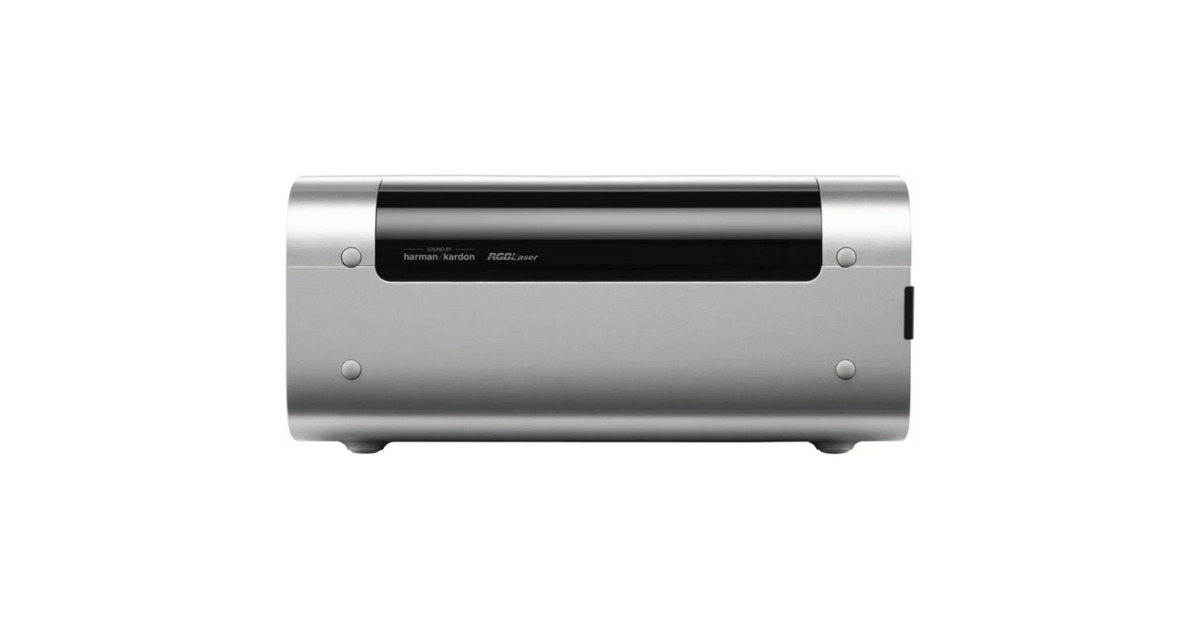 ViewSonicM10E Draagbare RGB Laser Slimme Projector met Harman Kardon Speaker​  (Zwart/zilver, 2200 ANSI Lumen)