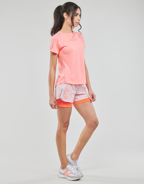 New Balance - PRINTED IMPACT RUN SHORT SLEEVE - Rose