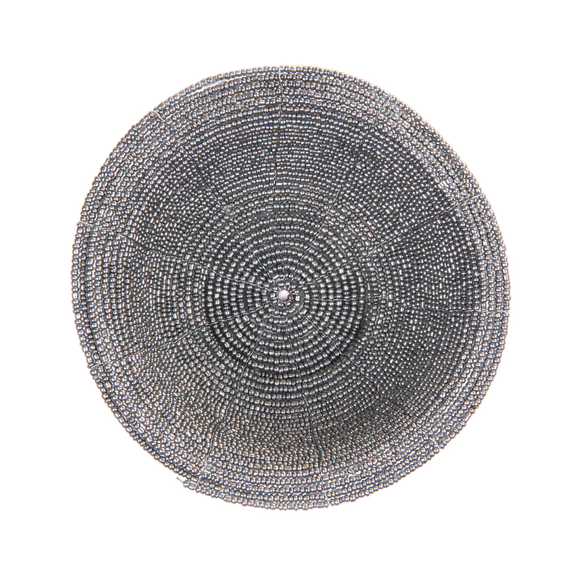 Schale aus Abalonen-Perlen, silber, Ø 13 cm, H 6 cm von fischer's lagerhaus