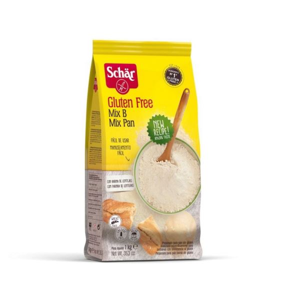 Schar Farinha Pão Mistura Mix B Sem Gluten 1Kg