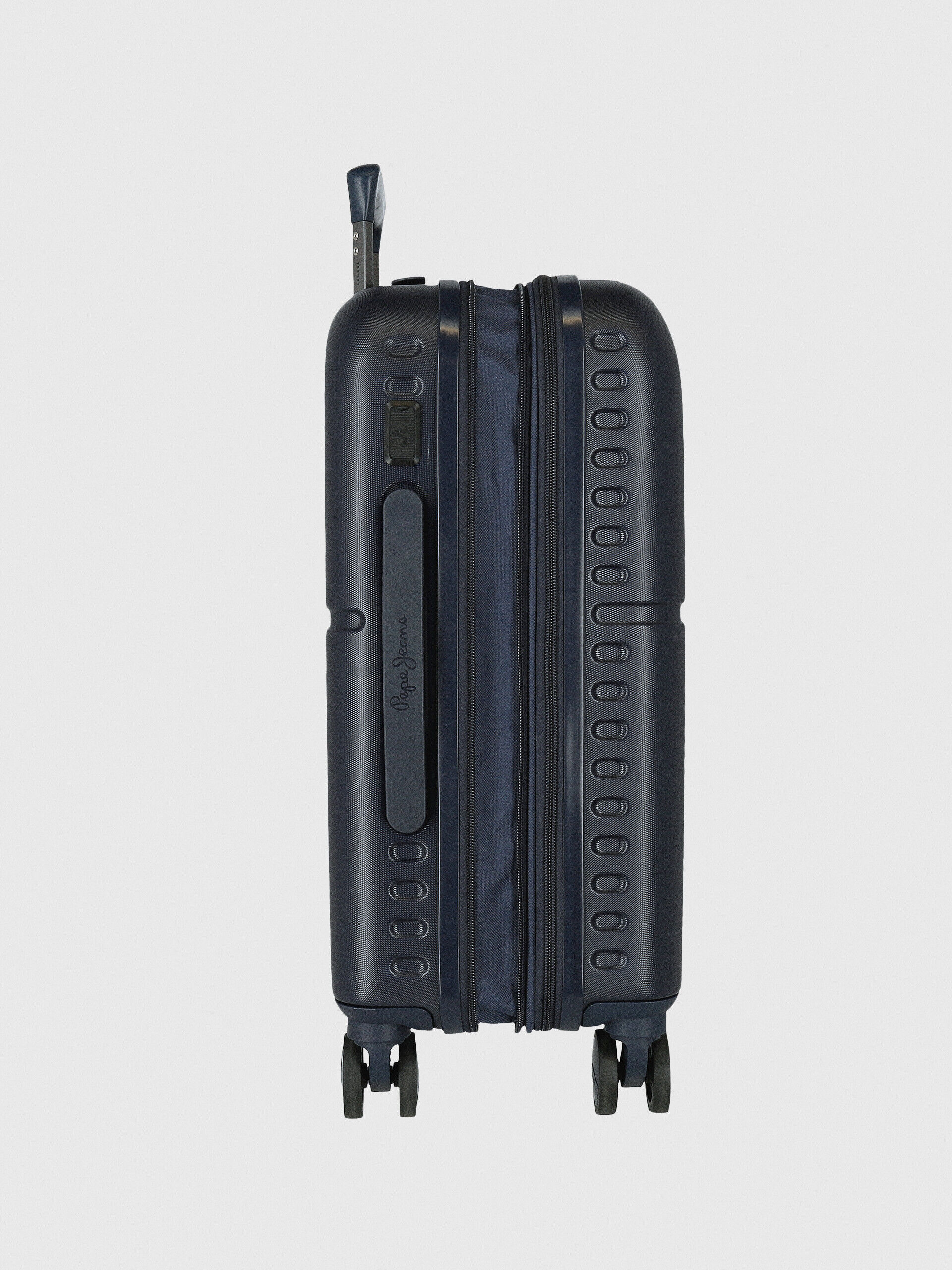 Mala de viagem com rodinhas de 55 cm em ABS - azul-marinho, tamanho único