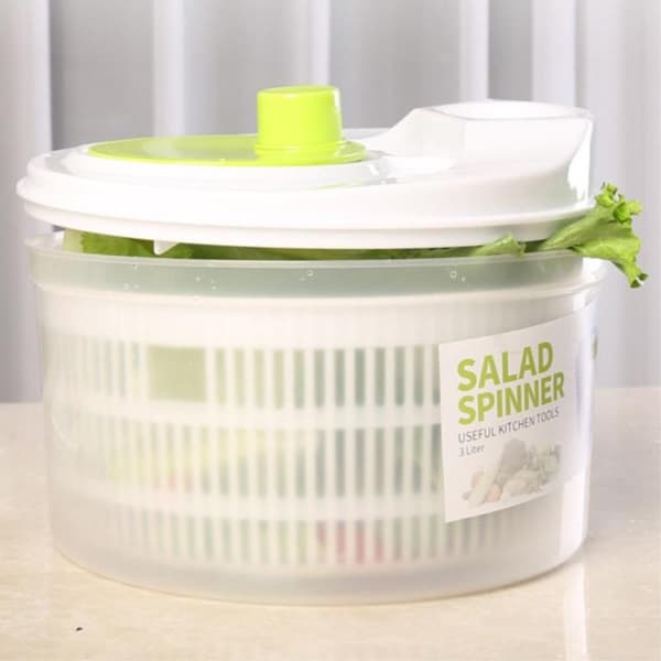 Salatspinner Salatspinner Grønnsakstørker Roterende Veggie