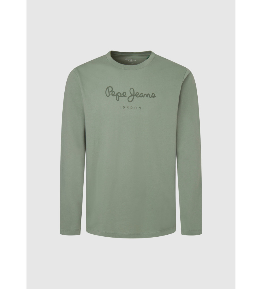 Pepe Jeans Camisa Eggo Manga Larga Verde