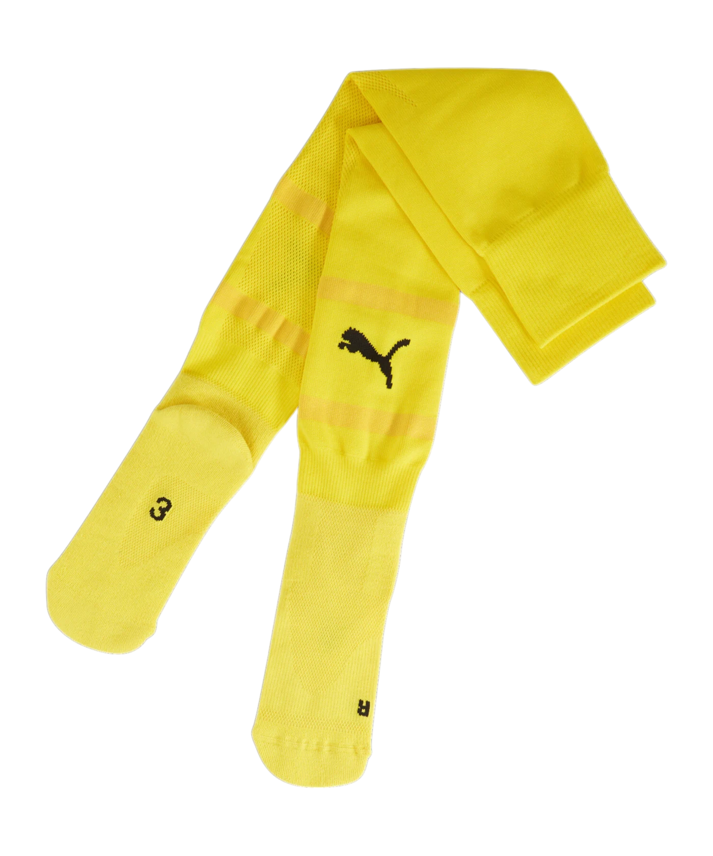 PUMA teamFINAL Strumpfstutzen Gelb Schwarz F07