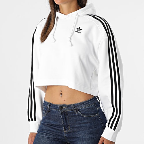 Sweat Capuche Femme HN5884 Blanc
