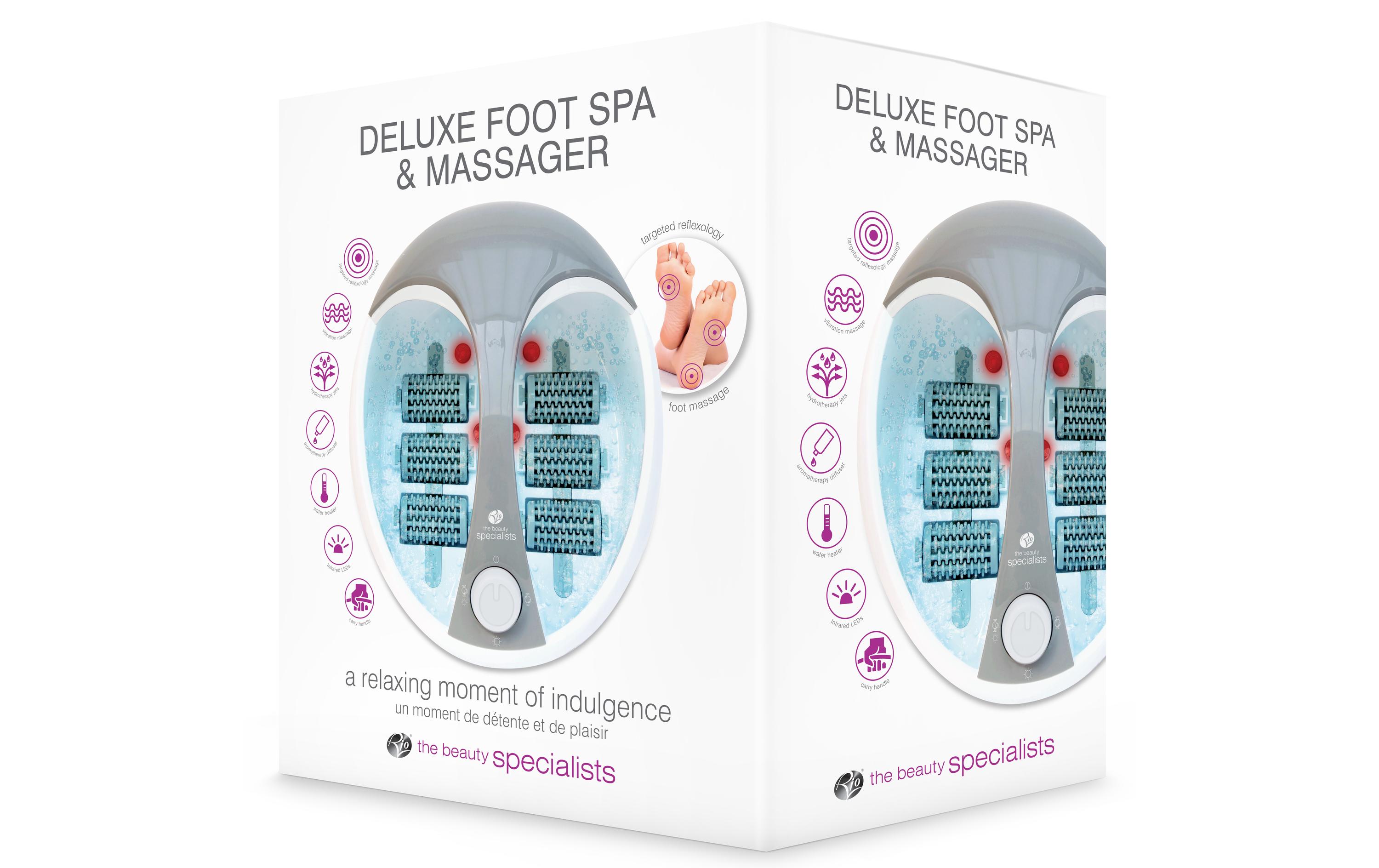 Fussbad Deluxe Footspa and Massager5in1 Multifunktions-Fussbad