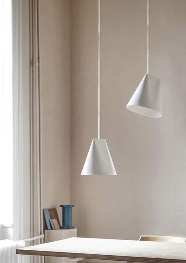 Moebe Ceramic Pendant, Wide Terracotta