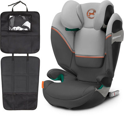 Cybex Solution S2 i-Fix Beltestol inkl. 3-in-1 Setebeskyttelse, Lava Grey