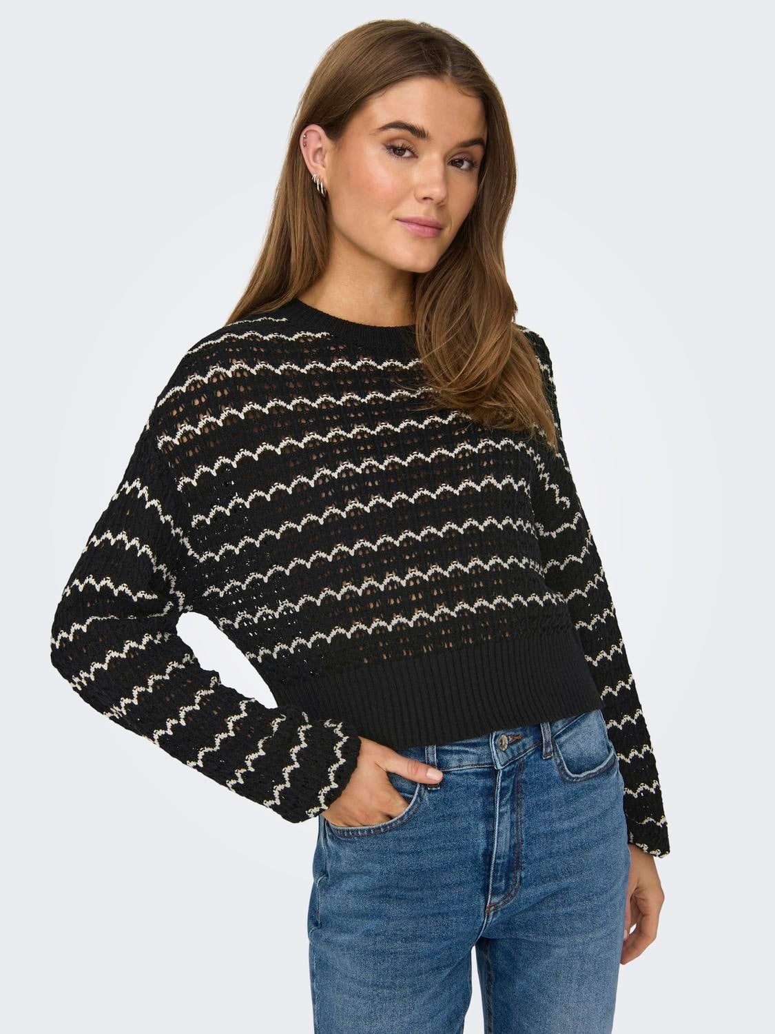 ONLASA Strickpullover Black