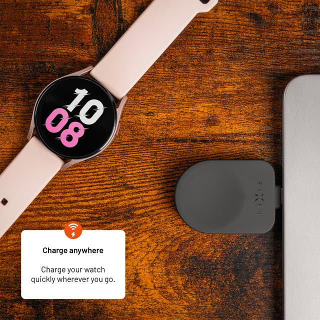 Fixed Samsung Watch trådløs USB-C oplader (sort)