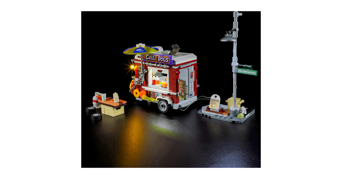 LumibricksStreet Fusion - Chili Dog Trailer Constructiespeelgoed  (F9046)