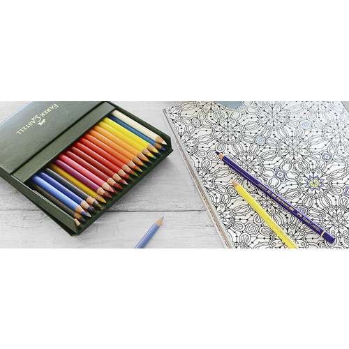 FABER-CASTELL POLYCHROMOS Künstlerfarbstifte-Atelierbox