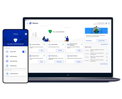 F-Secure Total (1 år 5 enheter)