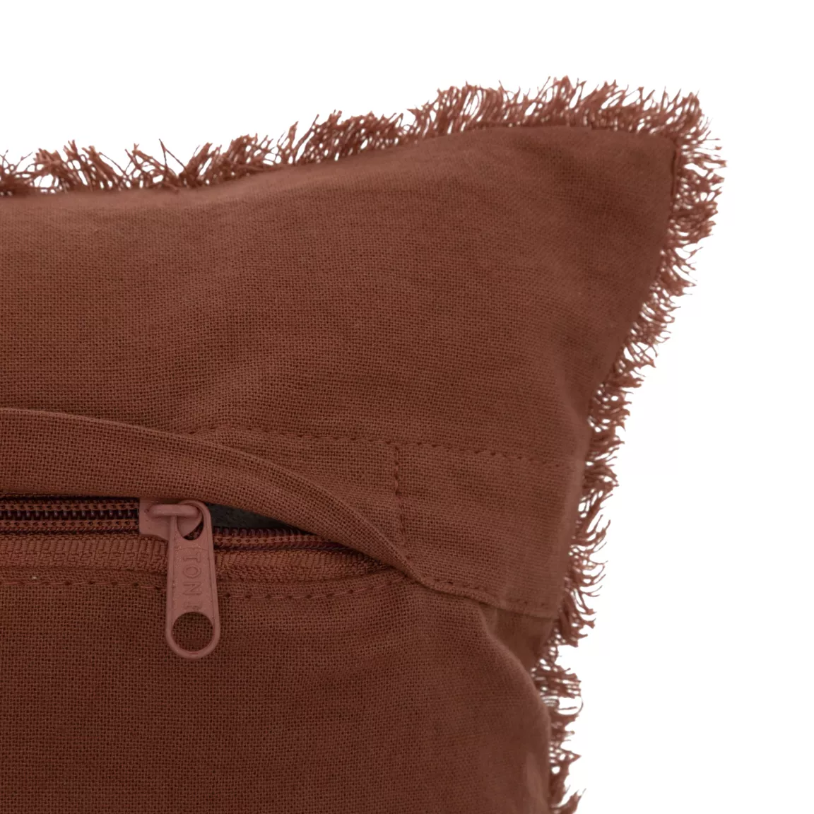Coussin carré nid d'abeille (45 x 45 cm) Widdy Terracotta