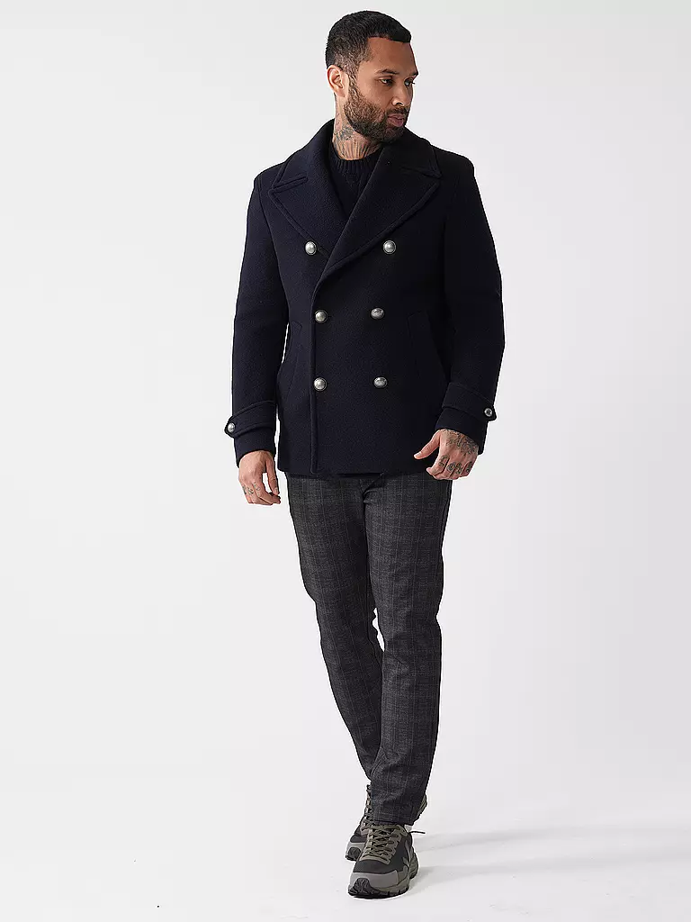 WINDSOR Wollmantel  dunkelblau