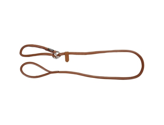 KERBL - Harnais de sécurité enfant Laisse pour chiens coulissante roma 1,7 m cuir marron 81100