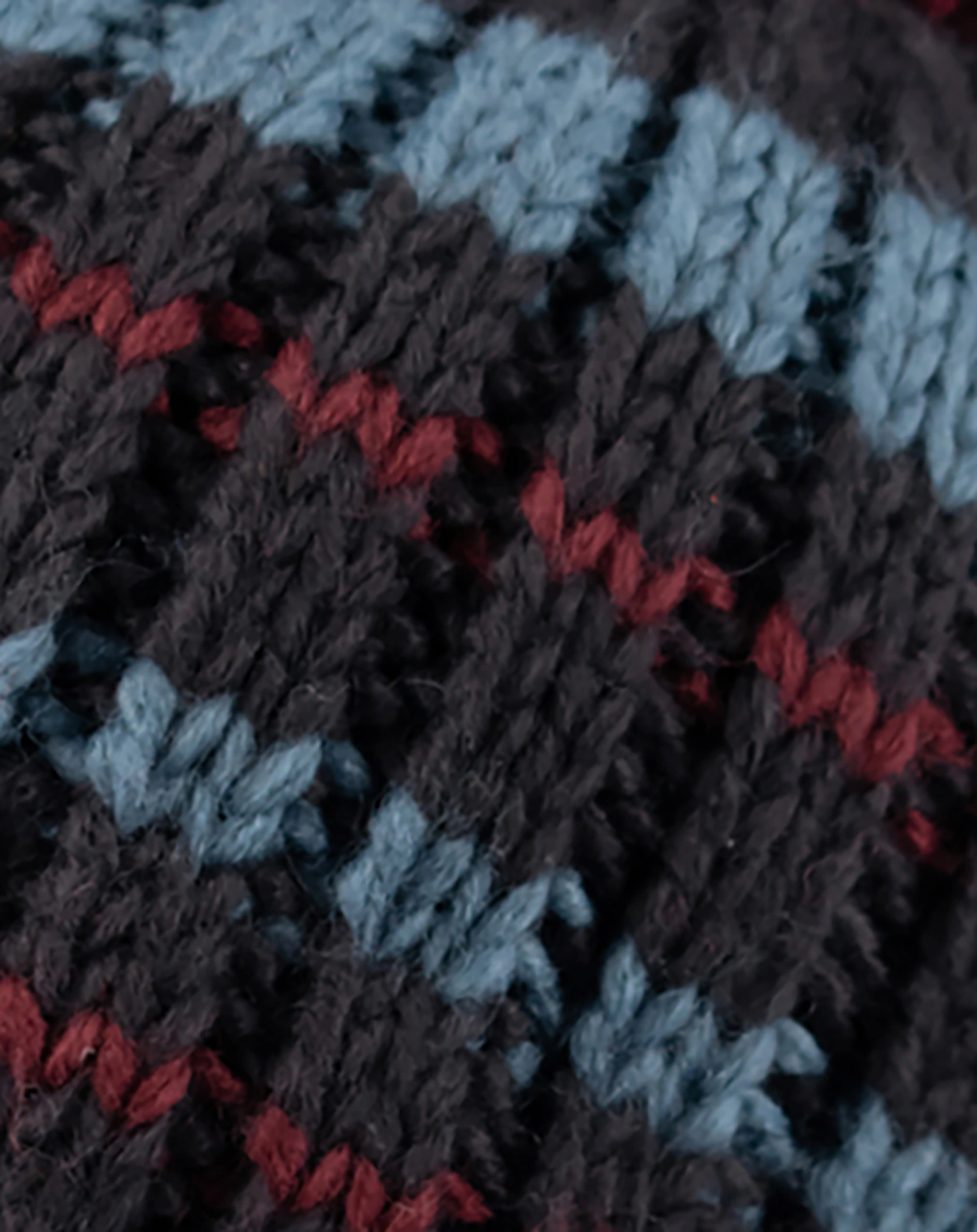 Strickmütze HAFJELL BOBBLE in chestnut/black