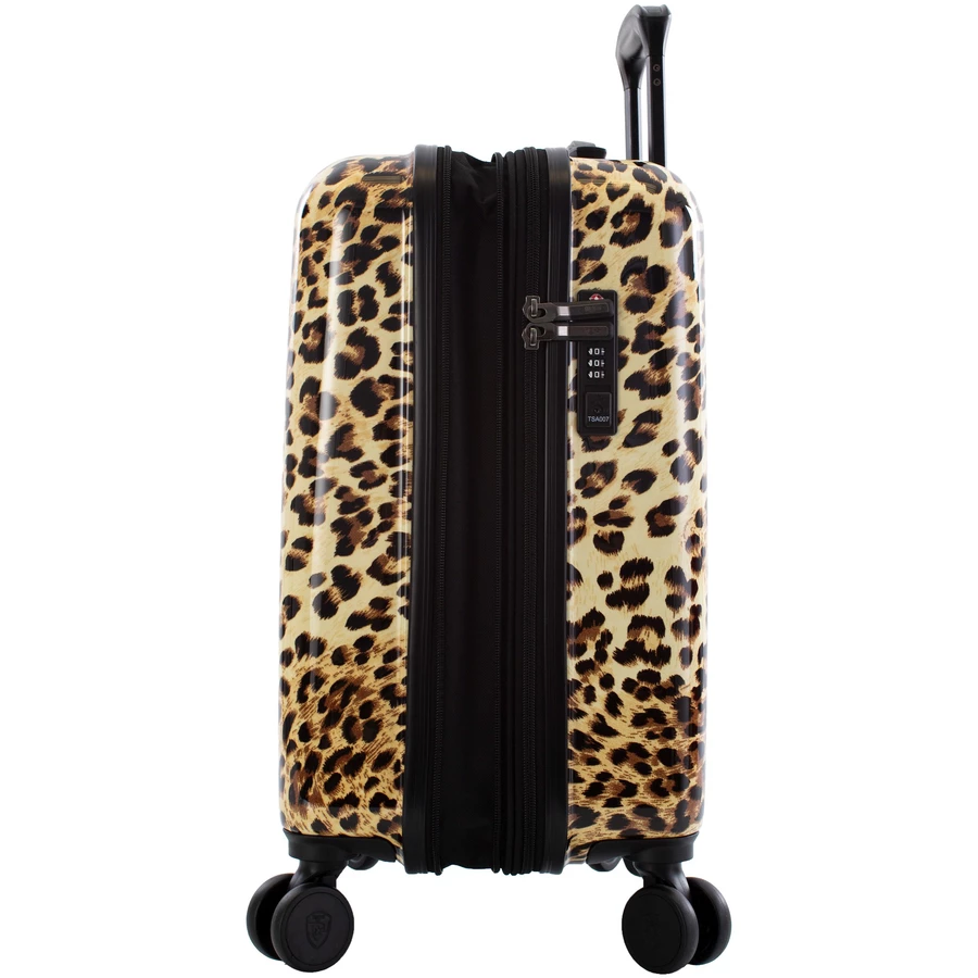Heys Brown Leopard - 4-Rollen-Trolley S 53 cm erw. brown leopard