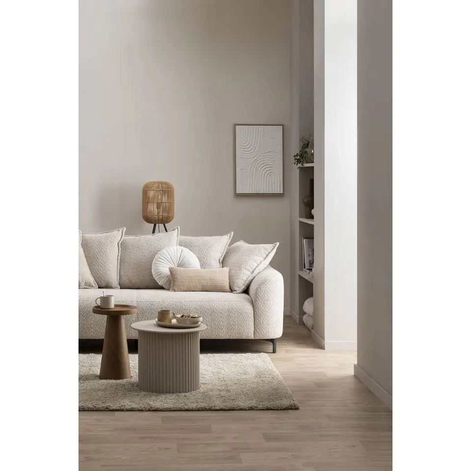 Bank Elsa 3-zits - stof Anthology - beige