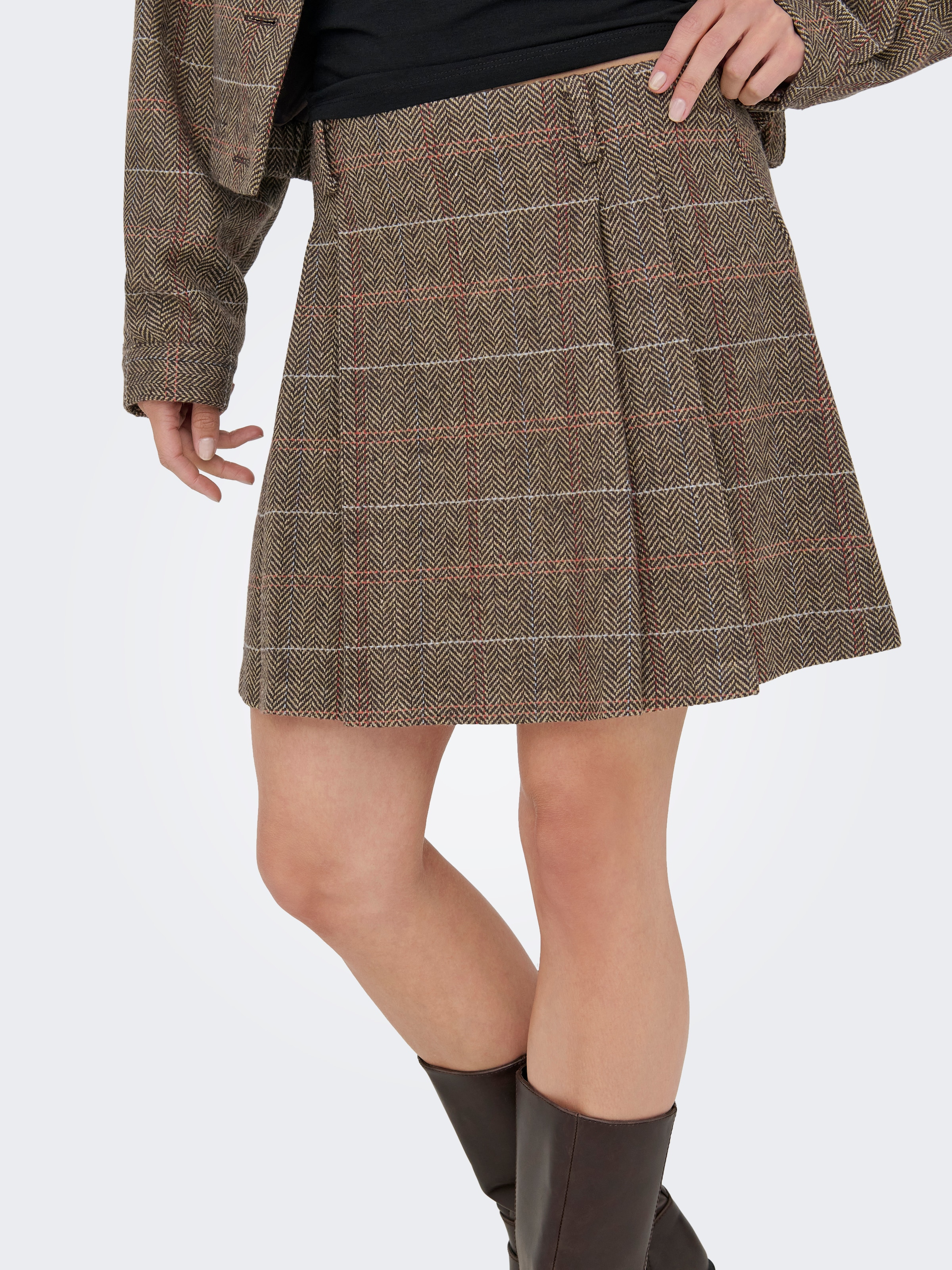 ONLY Karorock »ONLRICCA LIFE CHECK MW SKIRT OTW«