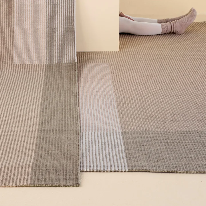 nanimarquina - Haze 5 Teppichläufer, 80 x 240 cm, blau / braun