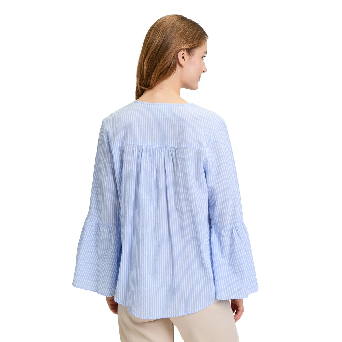 Dames Blouse 25015 blouse streep oversized